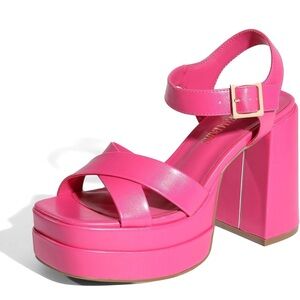 🆕 DREAM PAIRS Women's Platform Chunky Heel / Size: 7 / NWOT